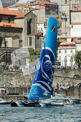 Image of The Wave - Muscat compete in the Extreme Sailing Series