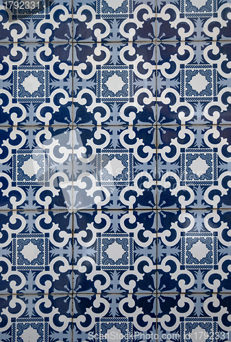 Image of Portuguese glazed tiles