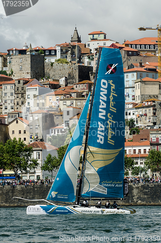 Image of Oman Air compete in the Extreme Sailing Series