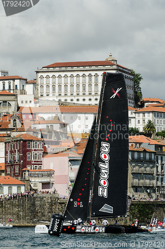 Image of ZouLou compete in the Extreme Sailing Series