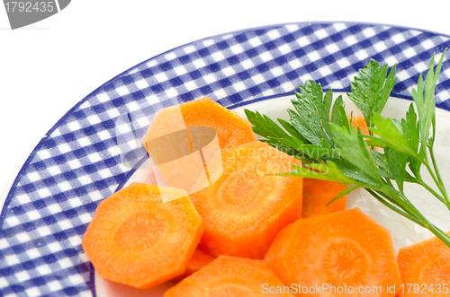 Image of Sliced carrots 
