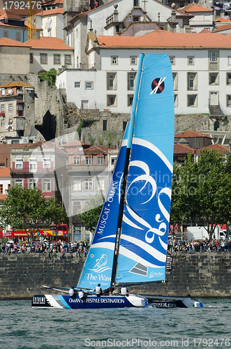 Image of The Wave - Muscat compete in the Extreme Sailing Series