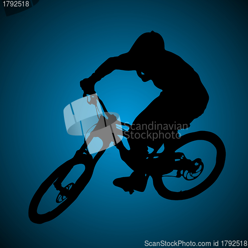 Image of Mountain biker