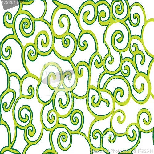 Image of Green spirals