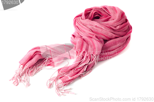 Image of Warm scarf in pink 