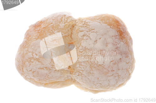 Image of White wheat round bread 