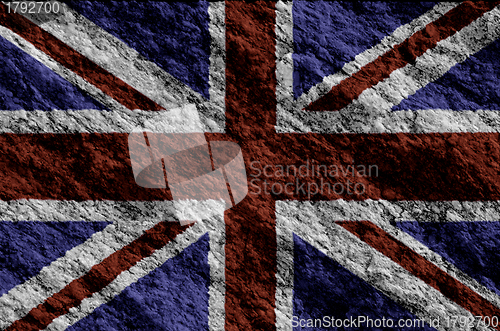 Image of United Kingdom Flag  grunge flag