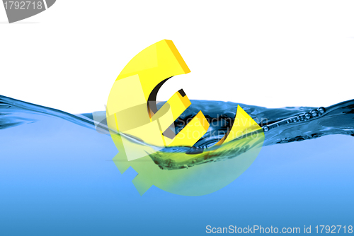 Image of Euro sinking