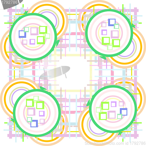 Image of Abstract seamless background with colorful design, vector
