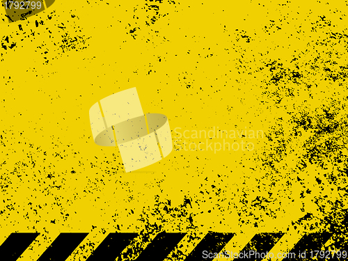 Image of Diagonal hazard stripes texture. EPS 8