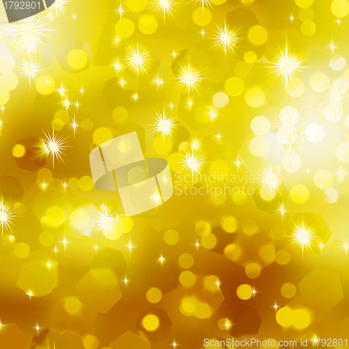 Image of Glittery gold Christmas background. EPS 8