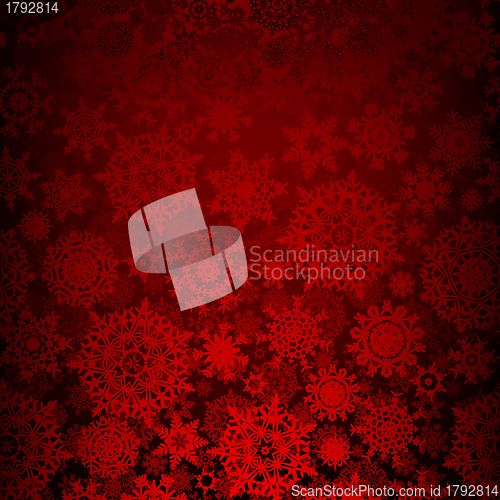 Image of Seamless deep red christmas texture. EPS 8