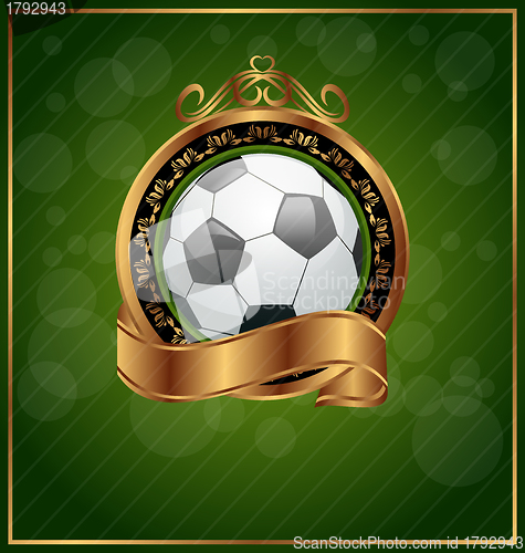 Image of Football poster with place for your text