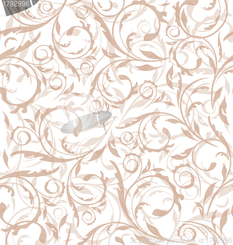 Image of Excellent seamless floral background, pattern for continuous rep