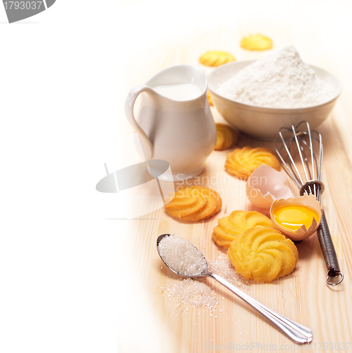 Image of making baking cookies