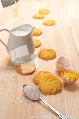 Image of making baking cookies