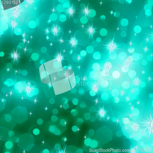 Image of Glittery green Christmas background. EPS 8