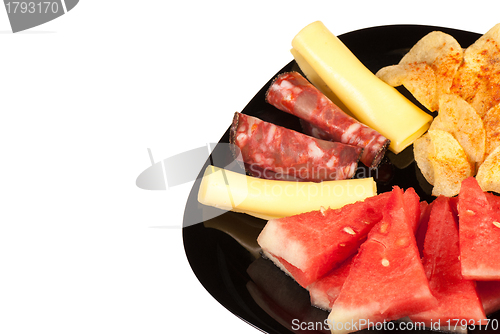 Image of Melon with cold meat