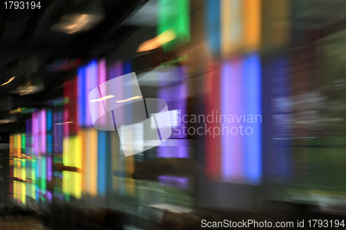 Image of colorful motion blur