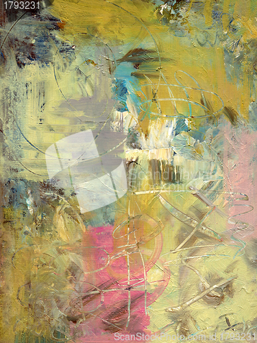 Image of analog abstract painting