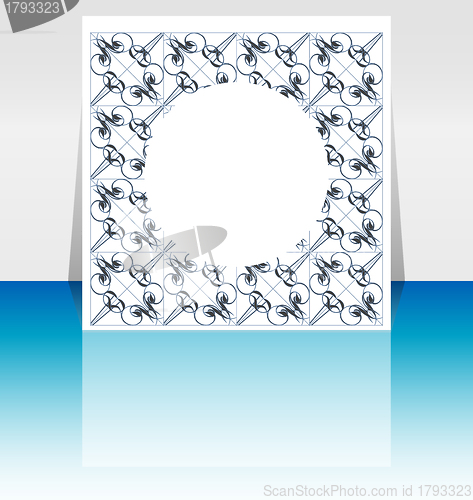 Image of Flyer or cover design - vintage abstract decor