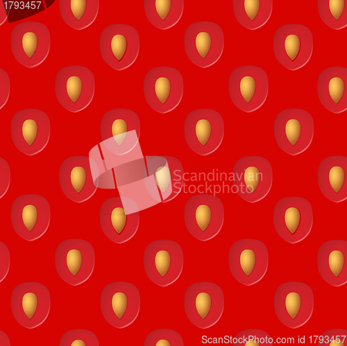 Image of Strawberrie wrapping paper texture