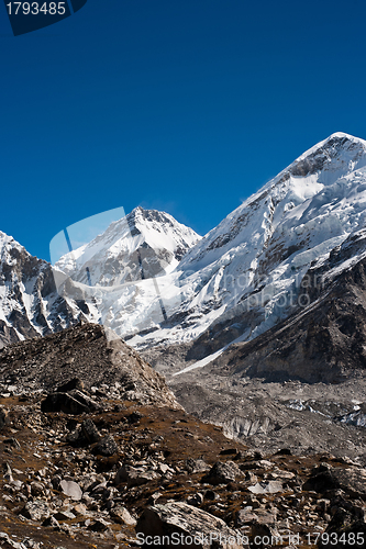 Image of Peaks near Gorak shep and in Himalayas