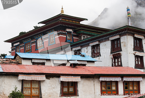 Image of Tengboche buddhist monastery in Himalaya