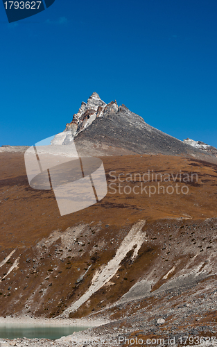 Image of Mountain summits and rocks in Himalayas