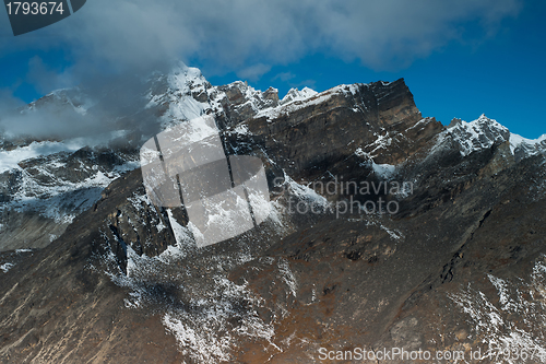 Image of Mountains view from the top of Gokyo Ri summit