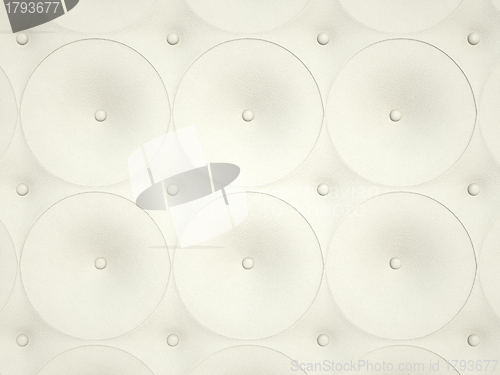 Image of Grey leather background with round shapes and knobs