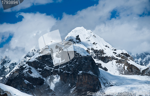 Image of Mountains scene viewed from Gokyo Ri summit