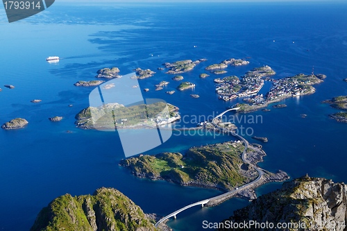 Image of Scenic view on Lofoten