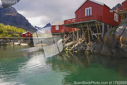 Image of Rorbu huts on Lofoten