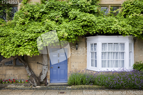 Image of Detail of cottage facade