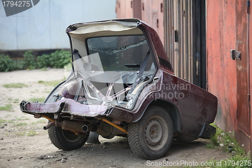 Image of fragment of the  car