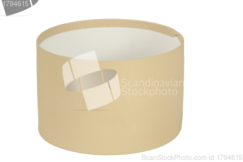 Image of open round box