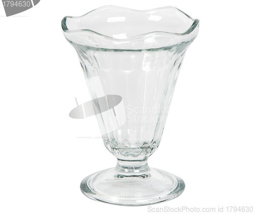 Image of Empty glass ice cream