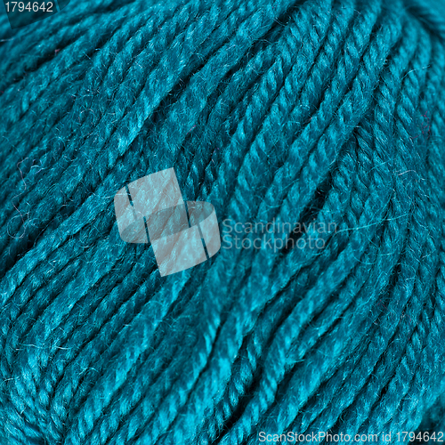 Image of blue wool 