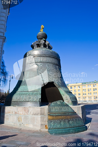 Image of The largest Tsar Bell in Moscow Kremlin