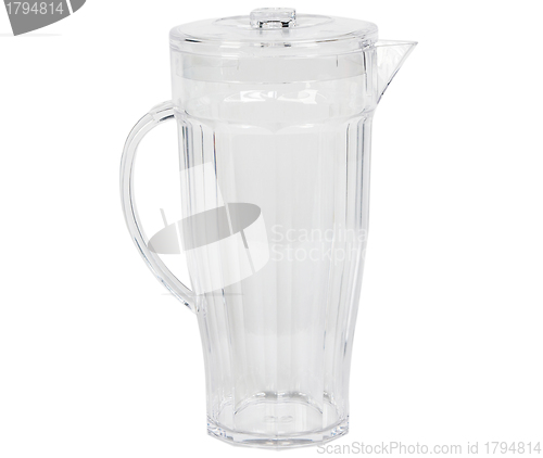 Image of transparent water decanter