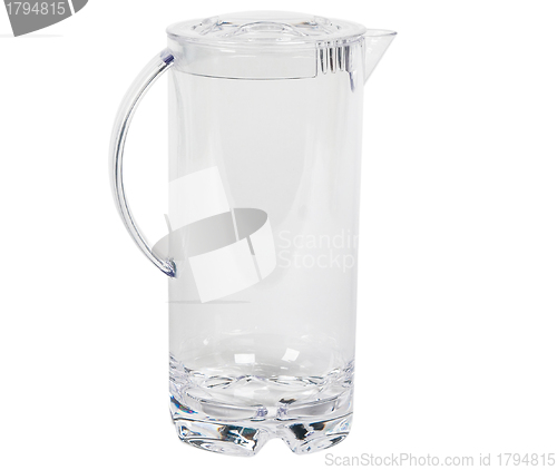 Image of transparent water decanter