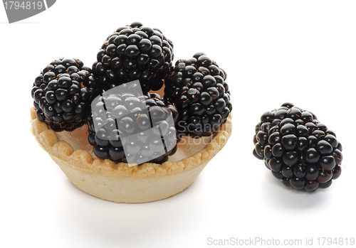 Image of Cracker with Blackberries