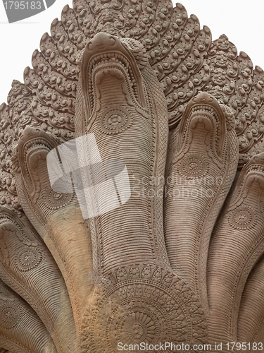 Image of Carving on wall of Angkor Wat Cambodia