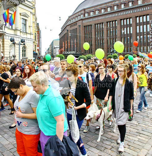 Image of Helsinki Pride gay parade