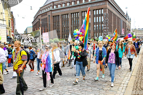 Image of Helsinki Pride gay parade