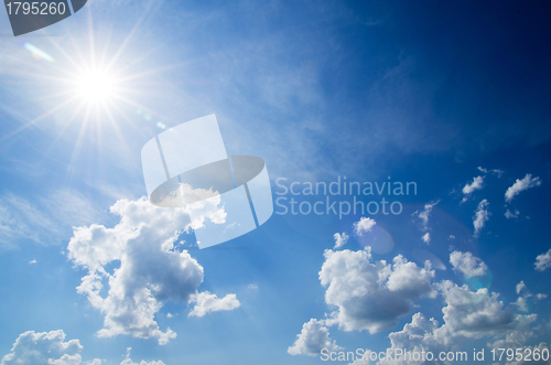 Image of blue sky 