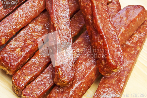 Image of smoked sausage of the Black Forest