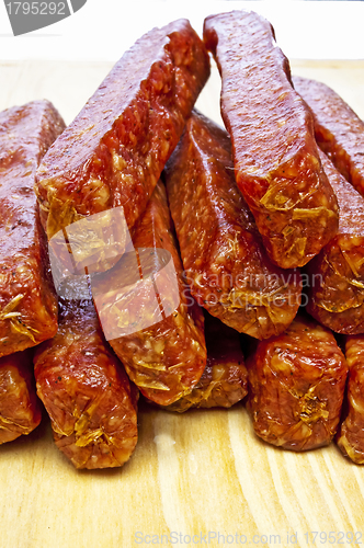 Image of smoked sausage of the Black Forest