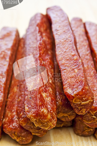 Image of smoked sausage of the Black Forest